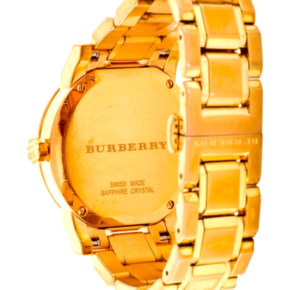 Authentic Burberry The City Gold Watch - Picture 2 of 3